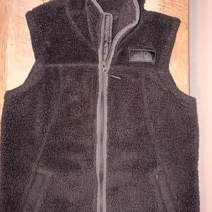 The North Face Charcoal Fleece Vest
